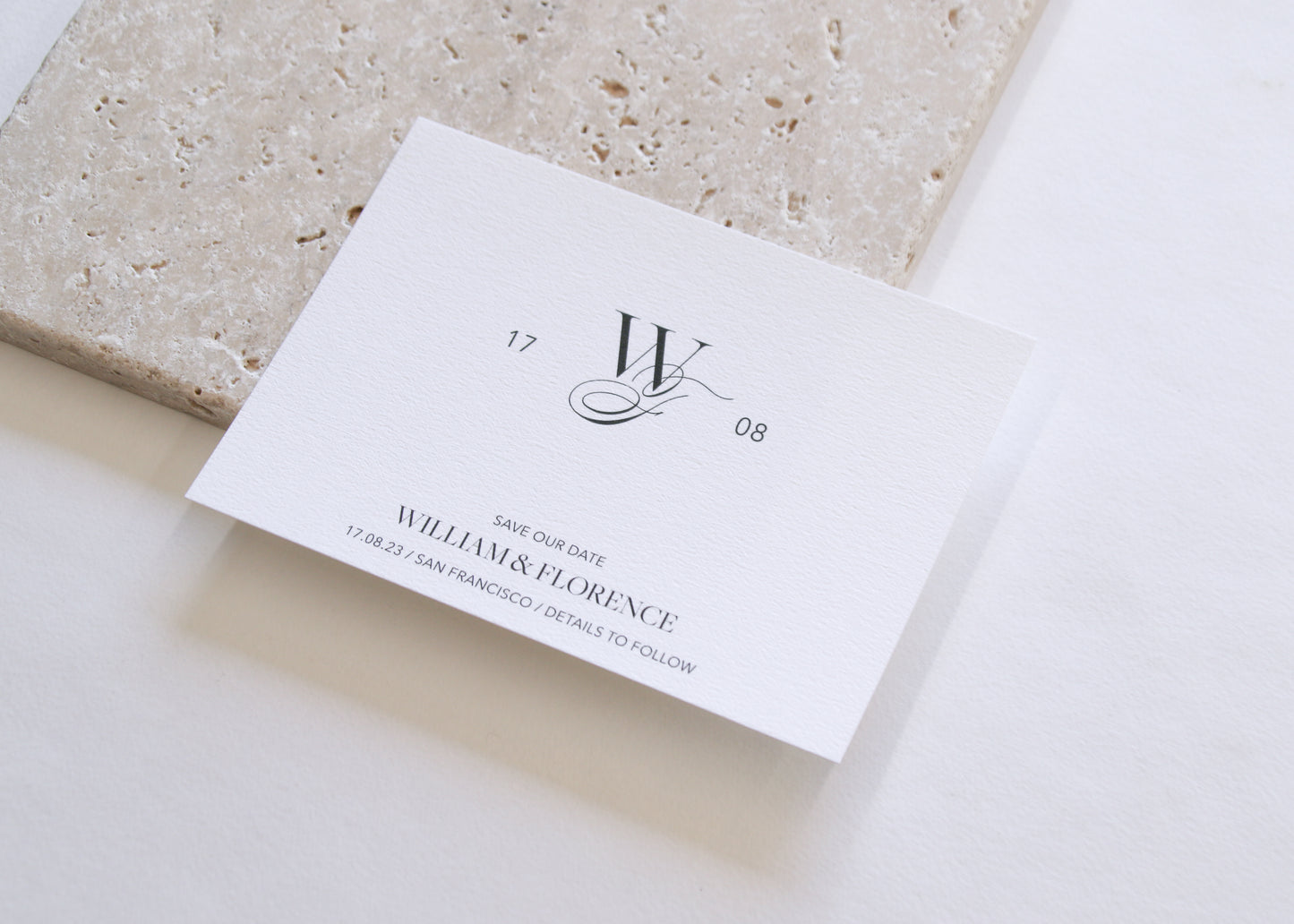 Hart Save Our Date Card
